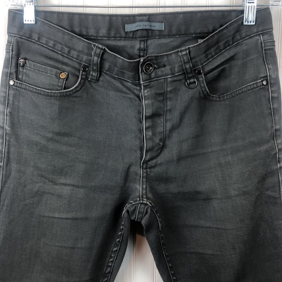 JOHN VARVATOS SKINNY BUTTON FLY JEAN - Picture 2 of 8